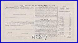 $10 War Savings Bond Series E July 1945 Uncancelled Morgenthau Schwan 231a1 Rare