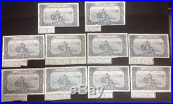 10 pcs of China 1955 Construction Loan Bond $100000 with Coupons