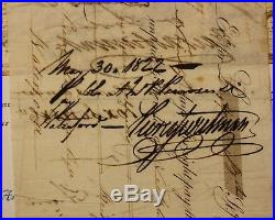 1821 Newfoundland Scrip Note Pierce Sweetman Rare Note