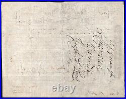 1825 State of New York $1500 Bond signed Henry Remsen