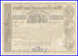 1845 Miami Extension Canal Stock Certificate