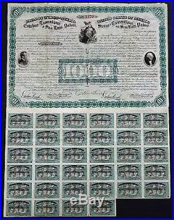 1865 Mexico Estados de Tamaulipas y San Luis Potosi uncancelled & coupons