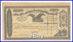 1866 Leading Petroleum Co. Of West Virginia Stock Certificate