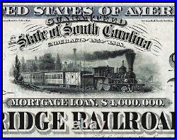 1869 South Carolina The Blue Ridge Railroad Company