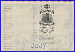 1871 International Railroad Company Bond Texas