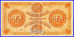 1873 $50 Washington, DC. Baby Bond Scrip ORNATE