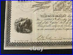 1874 COVE LAND & MINING CO. Stock Certificate MICHIGAN LOW #9 Rare Isle Royale