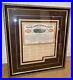 1880 Atlantic and Pacific Railroad Company $1000 Bond Matted and Framed