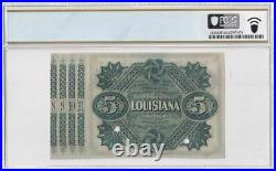 1880 Louisiana PCGS Graded 63 PPQ Choice Unc $5.00 Baby Bond- Cancelled