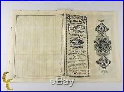 1880 Mexican Central Railway Company Limited $1000 Gold Bond withCoupons