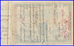 1880 Stock 500 Shares in Emerson Gold & Silver Mining Co Clear Creek Colorado