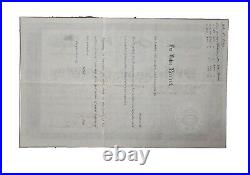 1881 Kittery, ME O. K. Gold Mining Stock Certificate #218 Issued to Benjamin Lane