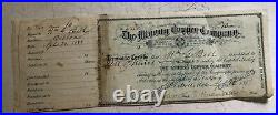 # 1881 Minong Copper Co stock certificate 125