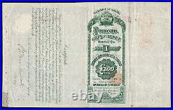 1884 Canada Toronto, Grey and Bruce Railway Company £100 Bearer Bond