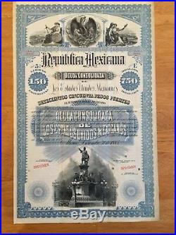 1885 Black Diamond / Christopher Columbus Republica Mexicana £150 Specimen