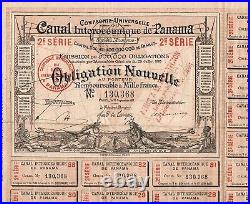 1887 Compagnie Universelle du Canal Interoceanique de Panama, 2e. Serie