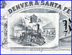 1894 RAILROAD Stock? Denver & Santa Fe Railway Co