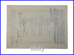 1894 Salt Lake City, UT Loan and Trust Stock Certificate #282