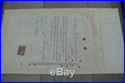 1898 CTT Railroad Stock Certificate Signed John D Rockefeller with Revenue Stamp