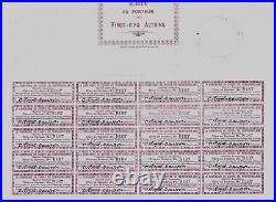 1899 The NEWFOUNDLAND COPPER COMPANY Share Warrent/Bond/Stock Certificate 25 Sha