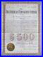 1900 Bond Certificate’Pan-American Exposition Company’ JOHN MILBURN, 1901