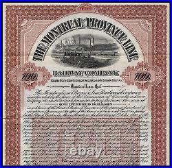 1900 Canada The Montreal and Province Line Railway Company (Specimen)