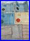 1900’s The Uncle Sam Oil Company Lot Stock Certificates Receipts Paper