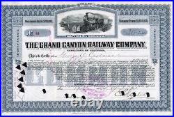 1902 Grand Canyon RW Stock Certificate