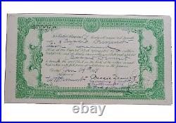 1904 Walla Walla, WA Midget Gold Mining & Milling Stock Certificate #403