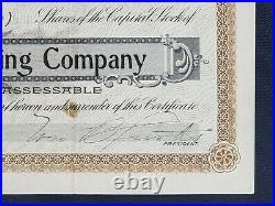 1906 Stock Certificate Shoshone Annex Mining Co. S/b Southworth Tonopah, NV