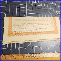 1906 The Goldfield-Columbia Gold MINING COMPANY STOCK CERTIFICATE Lot Nevada