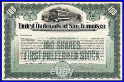 1907 California United Railroads of San Francisco