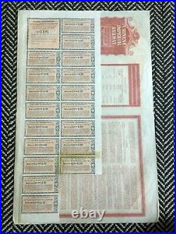 1907 Chinese Imperial Railway Canton-Kowloon Railway 5% Gold Loan Bond £100