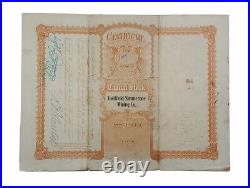 1907 Goldfield, NV Goldfield Simmerone Mining Stock Certificate #1021