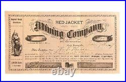 1907 Red Jacket Mining Company Stock Certificate #510, (North Yamhill, OR)