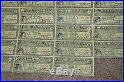 1913 CHINESE GOVERNMENT GOLD LOAN BOND CERTIFICATE Coupons 5% Green China