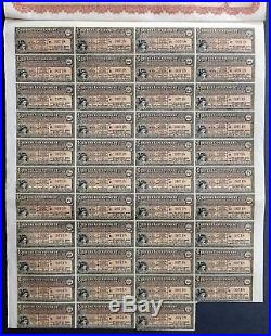 1913 China The Chinese Government, £20 Reorganisation Gold Loan (HSBC) coupons