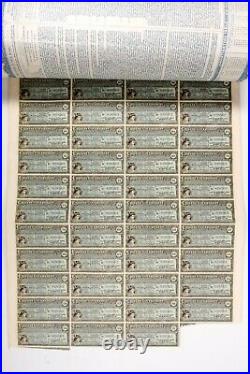 1913 Chinese Government 5% Reorganization Gold Bond £100 43 Coupons