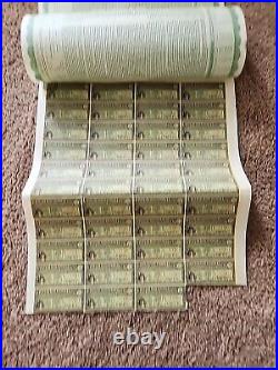 1913 Chinese Government Reorganization GOLD LOAN BOND w Coupons 5% £20 China