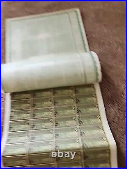 1913 Chinese Government Reorganization GOLD LOAN BOND w Coupons 5% £20 China