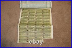 1913 Chinese Government Reorganization Gold Loan Bond w Coupons 5% £20 China