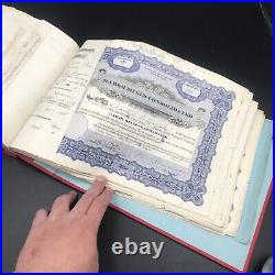 1916 Marsh Mines Consolidated Stock Certificate Book Washington 249 Certificates