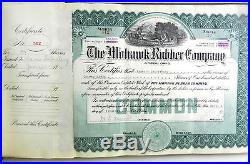 191629 The MOHAWK RUBBER Company Akron Ohio 1,740 Cancelled STOCK CERTIFICATES