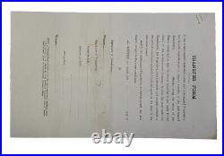 1918 Melbourne, MEL, SYD, AU Broken Hill South Limited Stock Certificate #536