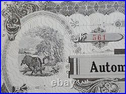 1920 Automatic Dump Car Co Stock Certificate #561