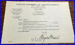 1920 Republic of Ireland 10 Dollars Bond Certificate issued with Paperwork