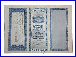 1922 Willite Road Construction Stock Certificate #511 Issued To John Padro