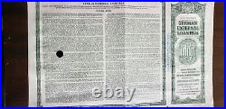 1924 German Bond 1000 with No Coupons Read Description with scriptotrust report