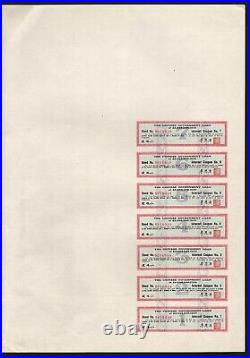 1925 China The Chinese Government Loan, £100 8% Skoda Bond