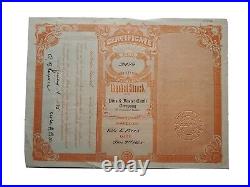 1925 Pitts & Foster Cattle (NM) Stock Certificate #19 Issued to Viola E. Pitts